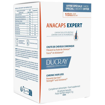 Ducray Anacaps Expert kapslar Ducray Anacaps Expert capsules - Hair Growth Specialist
