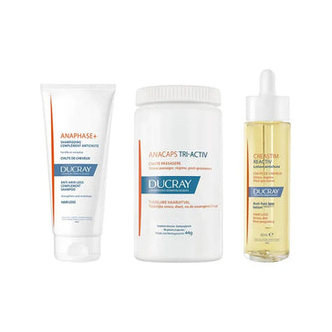 Ducray-behandling af hårtab (midlertidigt hårtab) Ducray hair loss treatment (temporary hair loss) - Hairgivers
