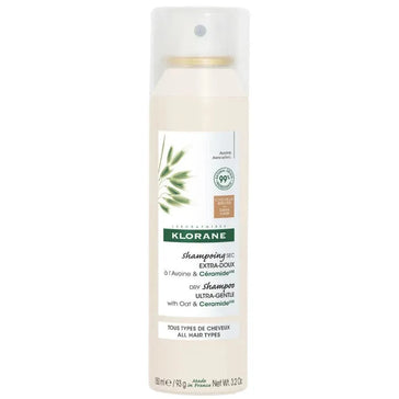 Klorane tørshampoo alle hårtyper Havre - mørkt hår (150 ml) Klorane dry shampoo all hair types Oat - dark hair (150 ml) - Hairgivers