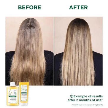 Klorane-behandling til blonde striber Klorane treatment for blonde highlights - Hairgivers