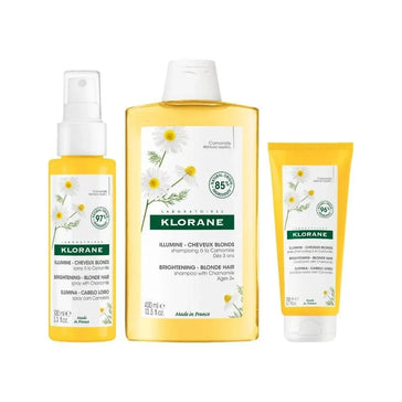 Klorane-behandling til blonde striber Klorane treatment for blonde highlights - Hairgivers
