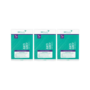 Neofollics tabletter mod gråt hår (3-pak) Neofollics anti-grey hair tablets (3-pack) - Hairgivers