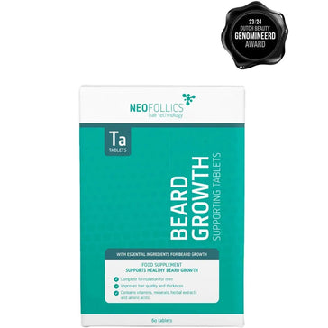 Neofollics tabletter för skäggväxt Neofollics beard growth tablets - Hair Growth Specialist
