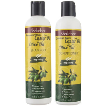 Shakebar Castor Oil & Argan Oil shampoo + conditioner Shakebar Castor Oil & Argan Oil shampoo + conditioner - Hair Growth Specialist