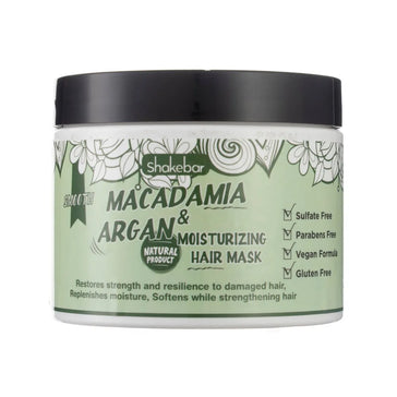 Shakebar Macadamia & Argan Oil moisturizing hair mask Shakebar Macadamia & Argan Oil moisturizing hair mask - Hair Growth Specialist