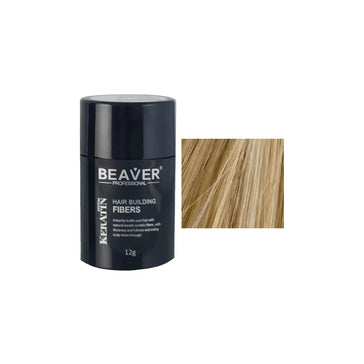 Beaver keratin håropbyggende fibre - Medium blond (12 gr) Beaver keratin hair building fibers - Medium blonde (12 gr) - Hairgivers