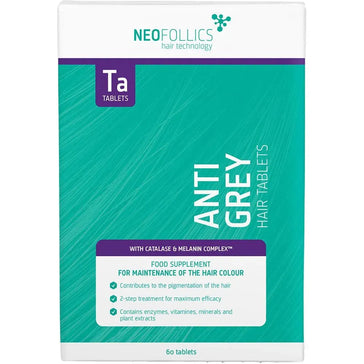 Neofollics tabletter mod gråt hår Neofollics anti-grey hair tablets - Hairgivers