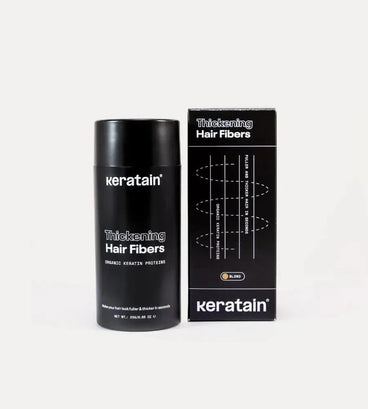 3x Keratain hair fibers + free Keratain pomade – Blonde (25 gr) - Hair Growth Specialist