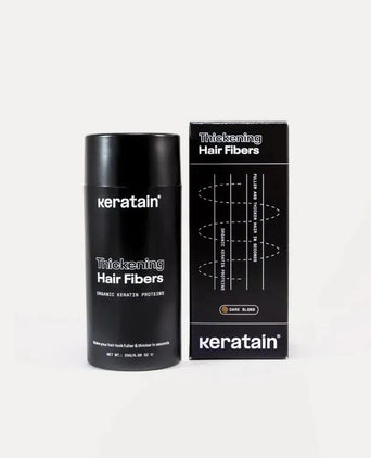 3x Keratain hair fibers + free Keratain pomade – Dark blonde (25 gr) - Hair Growth Specialist