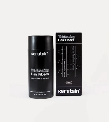 3x Keratain hair fibers + free Keratain pomade – Gray (25 gr) - Hair Growth Specialist