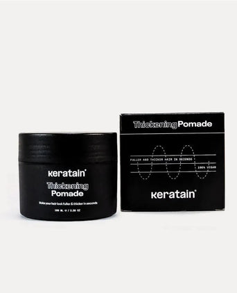 3x Keratain hair fibers + free Keratain pomade – Gray (25 gr) - Hair Growth Specialist