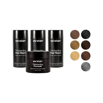 3x Keratain hair fibers + free Keratain pomade - Hair Growth Specialist