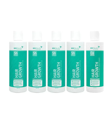 4x Neofollics shampoo + free conditioner - Hair Growth Specialist