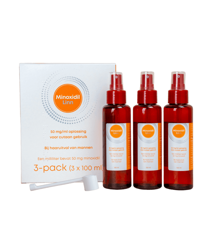 Linn Minoxidil 5% spray 3-pak (3x100 ml)