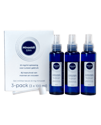 Linn Minoxidil 2% spray 3-pack (3x100 ml)