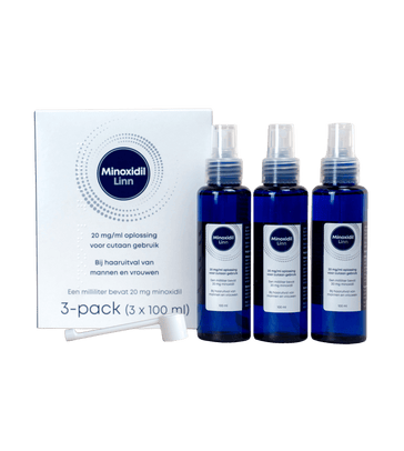 Linn Minoxidil 2% spray 3-pack (3x100 ml)