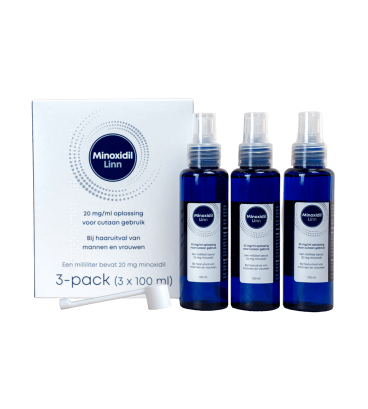 Linn Minoxidil 2% spray 3-pak (3x100 ml)