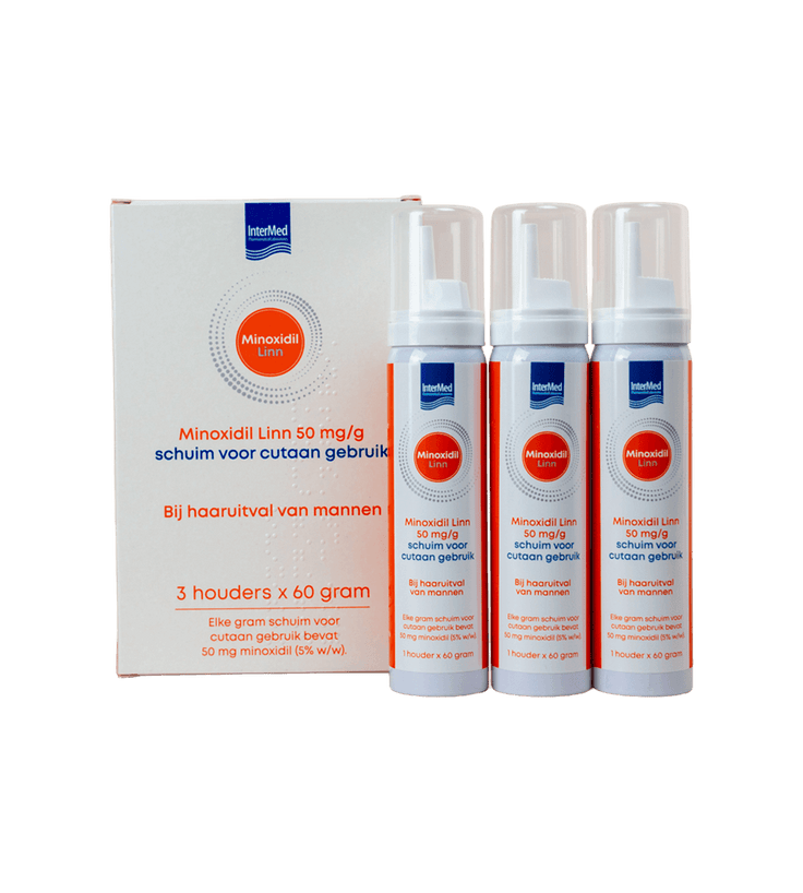 Linn Minoxidil 5% skum 3-pak (3x60 gr)