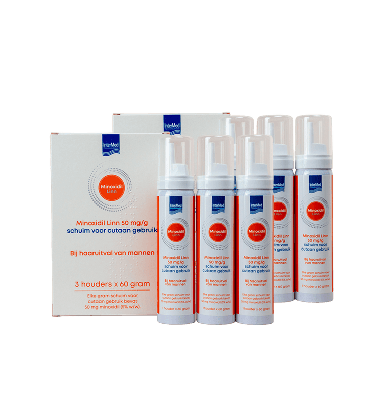 Linn Minoxidil 5% skum 6-pak (6x60 gr)