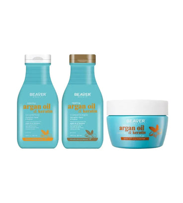 Beaver Argan Oil & Keratin repairing treatment - Hair Growth Specialist
