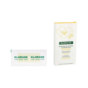 Klorane cold wax strips hair removal - face & sensitive areas - Hair Growth Specialist