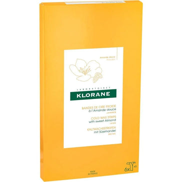 Klorane cold wax strips hair removal - legs - Hair Growth Specialist