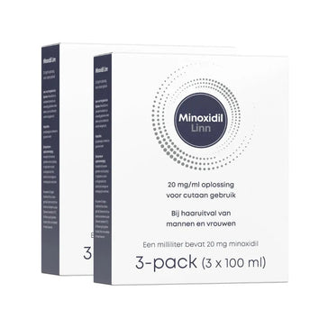 Linn Minoxidil 2% spray 6-pack (6x100 ml) - Hair Growth Specialist