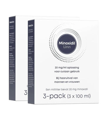 Linn Minoxidil 2% spray 6-pack (6x100 ml) - Hair Growth Specialist