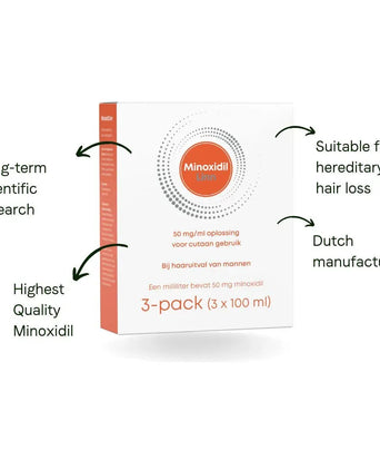 Linn Minoxidil 5% spray 3-pack (3x100 ml)