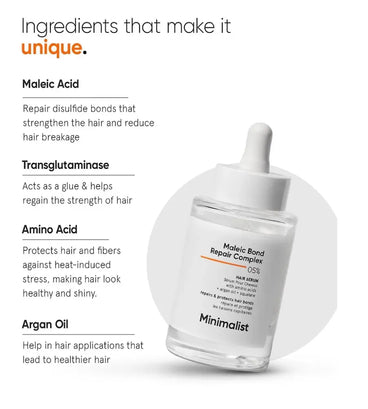 Minimalist Maleic Bond Repair Complex 05% ceramide serum - Hair Growth Specialist