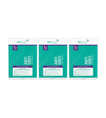 Neofollics anti-grey hair tablets (3-pack) - Hair Growth Specialist