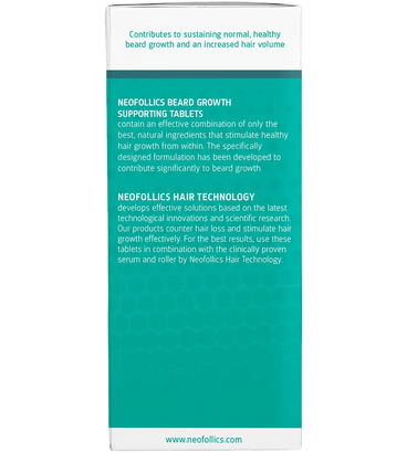Neofollics beard growth tablets - Hair Growth Specialist