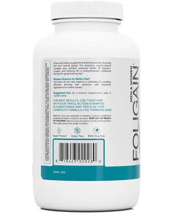 Foligain hair growth capsules (120 capsules) - Hair Growth Specialist