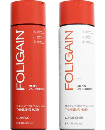 Foligain hair loss shampoo + conditioner men (236 ml) - Hair Growth Specialist