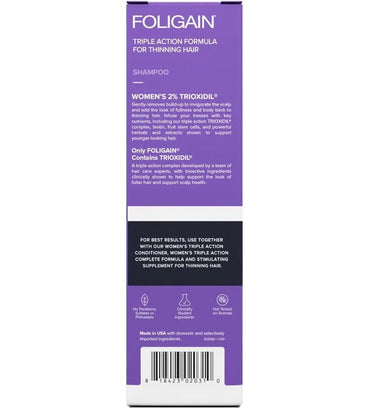Foligain hair loss shampoo women (236 ml) - Hair Growth Specialist