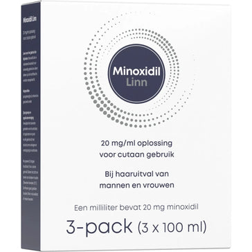 Linn Minoxidil 2% spray 3-pack (3x100 ml) - Hair Growth Specialist