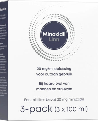 Linn Minoxidil 2% spray 3-pack (3x100 ml)