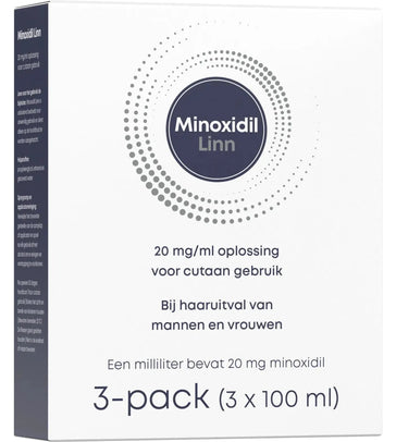 Linn Minoxidil 2% spray 3-pack (3x100 ml)