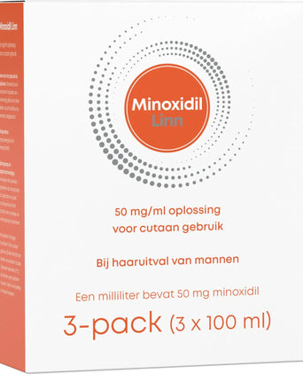 Linn Minoxidil 5% spray 3-pack (3x100 ml) - Hair Growth Specialist