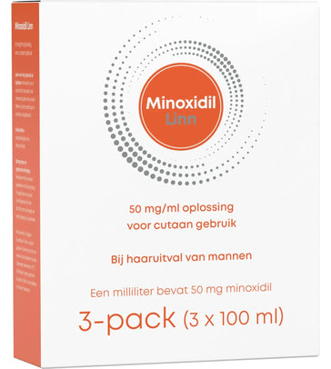 Linn Minoxidil 5% spray 3-pack (3x100 ml) - Hair Growth Specialist