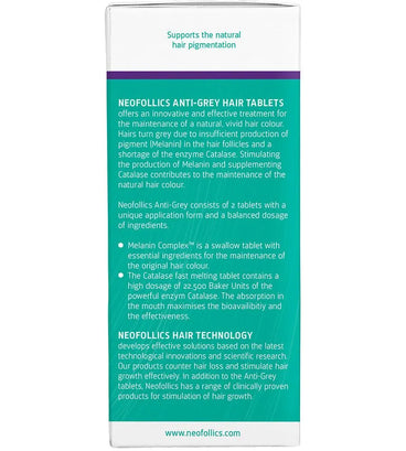 Neofollics anti-grey hair tablets - Hair Growth Specialist