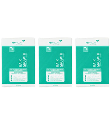 Neofollics hair growth tablets 3-pack - Hair Growth Specialist