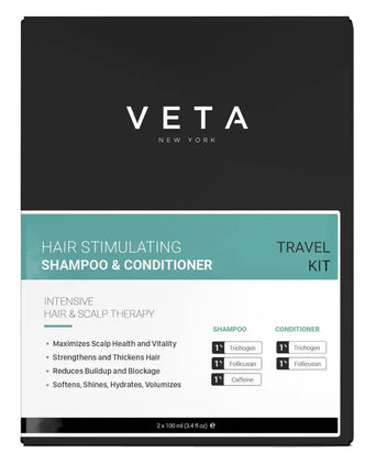 Veta shampoo + conditioner travel kit - Hair Growth Specialist