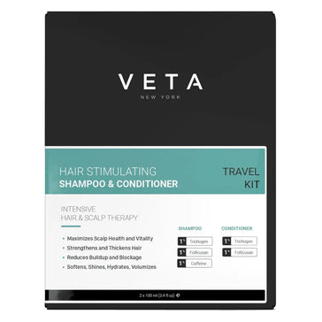 Veta shampoo + conditioner travel kit - Hair Growth Specialist