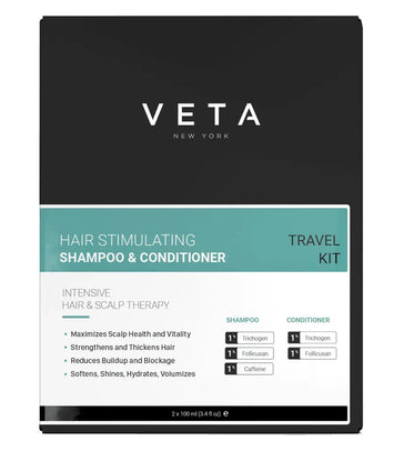 Veta shampoo + conditioner travel kit - Hair Growth Specialist